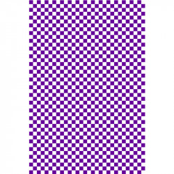 Damier - Violet & Blanc