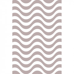 Rayures courbes - Gris clair