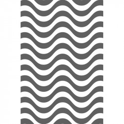 Rayures courbes - Gris