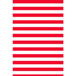 Rayures horizontales - Rouge